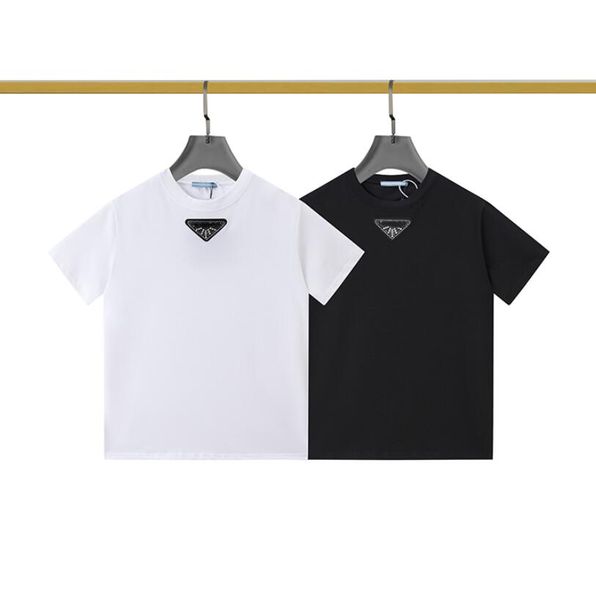 casual t shirt summer mens women designer t shirts fashion letters badge embroidery cotton tshirts clothing black white s-2xl, White;black
casual t shirt summer mens women designer t shirts fashion letters badge embroidery cotton tshirts clothing black white s-2xl, White;black