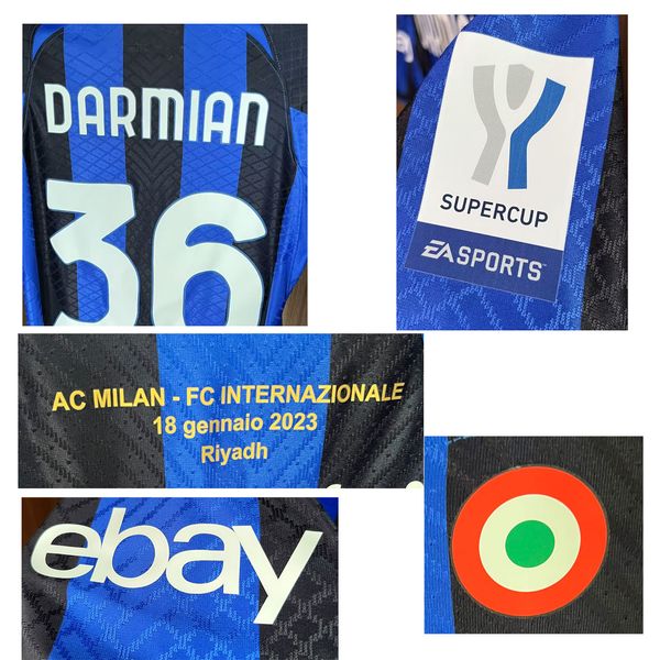 american college football wear 2022 match worn player issue supercup final lautaro dzeko lukaku barella darmian dimarco maillot custom name, Black
american college football wear 2022 match worn player issue supercup final lautaro dzeko lukaku barella darmian dimarco maillot custom name, Black