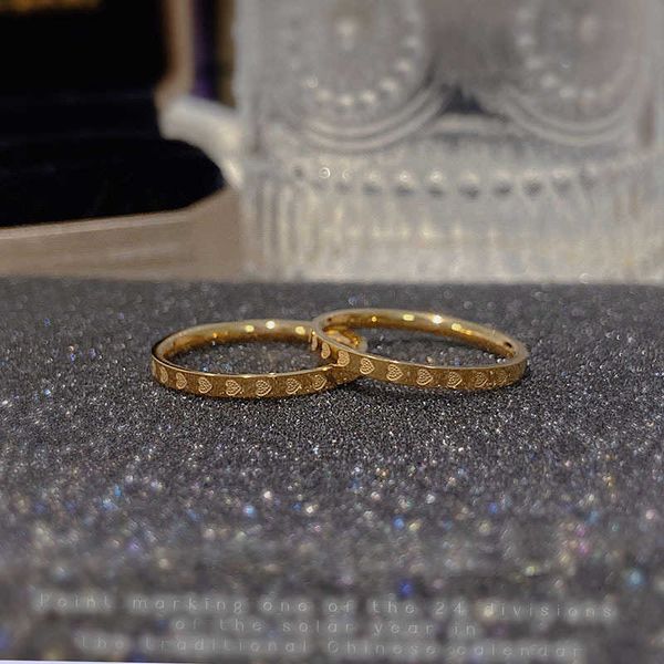 new full ring love ring female titanium steel color-resistant simple and small design advanced feeling index finger personalized ring, Silver
new full ring love ring female titanium steel color-resistant simple and small design advanced feeling index finger personalized ring, Silver