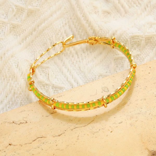 carlidana bohemia handmade ethnic beads bangle for women gift gold plated babalawo green and yellow beads bangle orula bracelet, Golden;silver
carlidana bohemia handmade ethnic beads bangle for women gift gold plated babalawo green and yellow beads bangle orula bracelet, Golden;silver