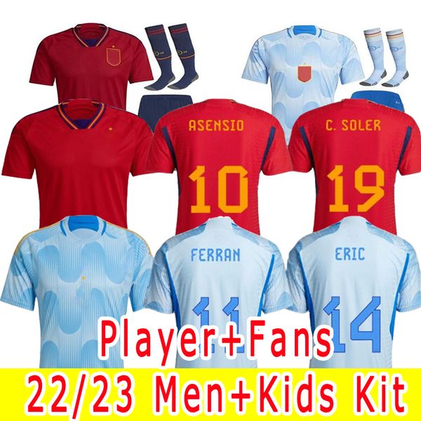 2022 spain soccer jerseys t shirt espana ansu fati asensio morata f torres koke gavi c soler 22 23 world rodri cup fans player version footb, White;black
2022 spain soccer jerseys t shirt espana ansu fati asensio morata f torres koke gavi c soler 22 23 world rodri cup fans player version footb, White;black