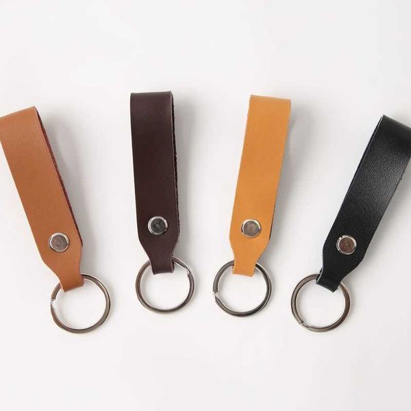 key rings key case leather men's fashion mini simple waist hanging cowhide youth korean personality creative keychain for men j230222, Slivery;golden
key rings key case leather men's fashion mini simple waist hanging cowhide youth korean personality creative keychain for men j230222, Slivery;golden