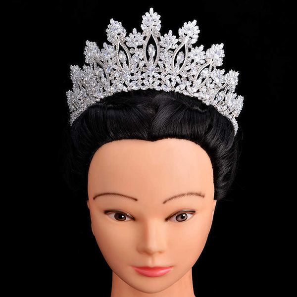 tiaras tiaras and crowns hadiyana classic new fashion design bridal hair accessories anniversary wedding women bc5070 corona princesa z0220, White;golden