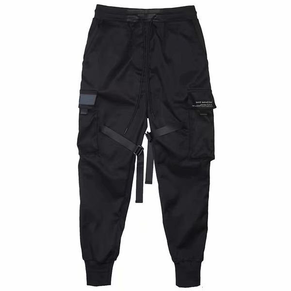men's pants men slim cargo casual trousers black big pockets suspenders sweatpants fashion male high street style 5xl 230221
men's pants men slim cargo casual trousers black big pockets suspenders sweatpants fashion male high street style 5xl 230221
