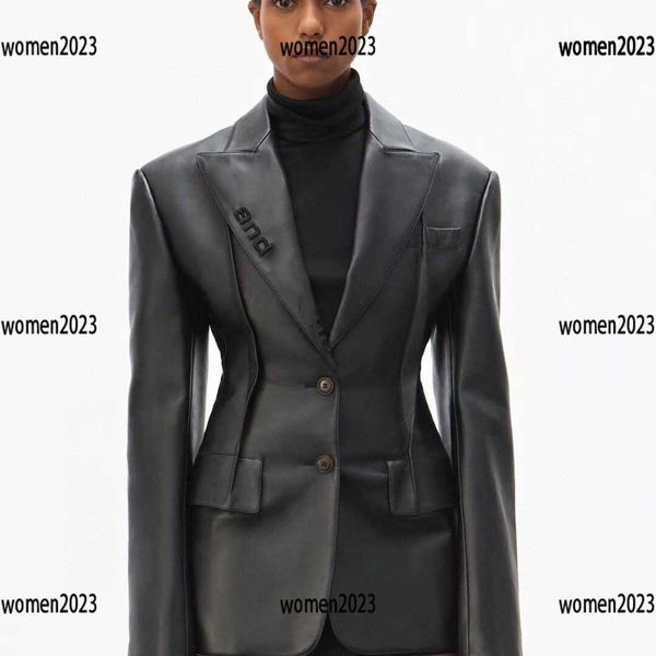 women coat lady leather jacket slim casual design size s-l spring embroidery logo waist feb, Black
women coat lady leather jacket slim casual design size s-l spring embroidery logo waist feb, Black