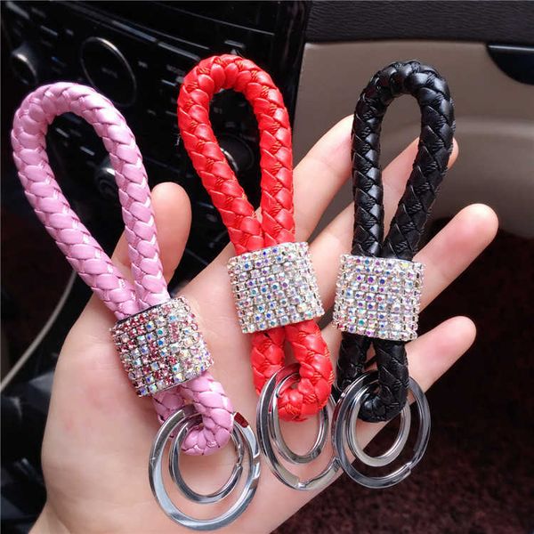 key rings new creative diamond keychain car key pendant double ring men and women waist chain couple key chain women j230222, Slivery;golden
key rings new creative diamond keychain car key pendant double ring men and women waist chain couple key chain women j230222, Slivery;golden
