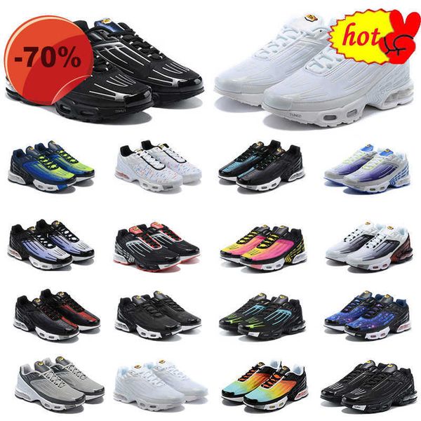 boots 2023 boots running shoes tn plus 3 laser blue wolf grey tiger graphy pack tns sneake, Black