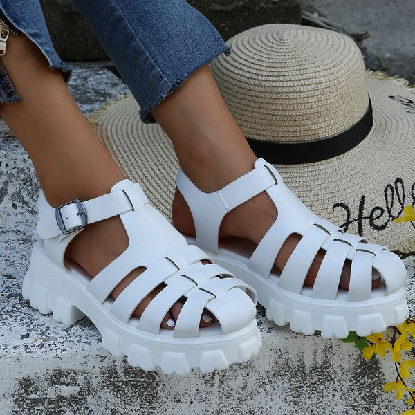 sandals summer women foam round toe female ankle buckle platform vintage shoes outdoor beach comfortable sandalias mujer 230220, Black
sandals summer women foam round toe female ankle buckle platform vintage shoes outdoor beach comfortable sandalias mujer 230220, Black