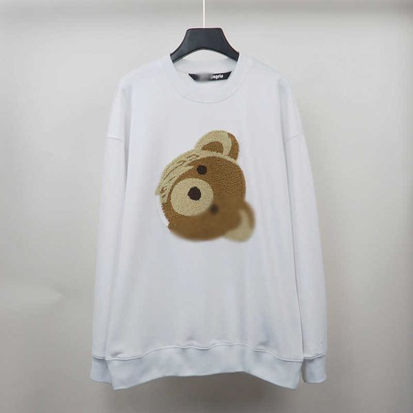 men's hoodies sweatshirts round neck loose sweater embroidered bear women's jacket t2302201, Black
men's hoodies sweatshirts round neck loose sweater embroidered bear women's jacket t2302201, Black