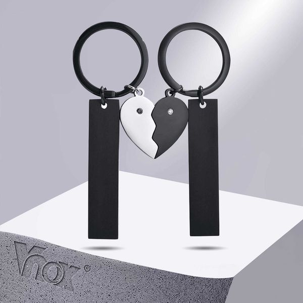 key rings vnox heart puzzle key chain for couples geometric bar keychainmen women love promise anniversary thankgiving chrismas gift j230222, Slivery;golden
key rings vnox heart puzzle key chain for couples geometric bar keychainmen women love promise anniversary thankgiving chrismas gift j230222, Slivery;golden