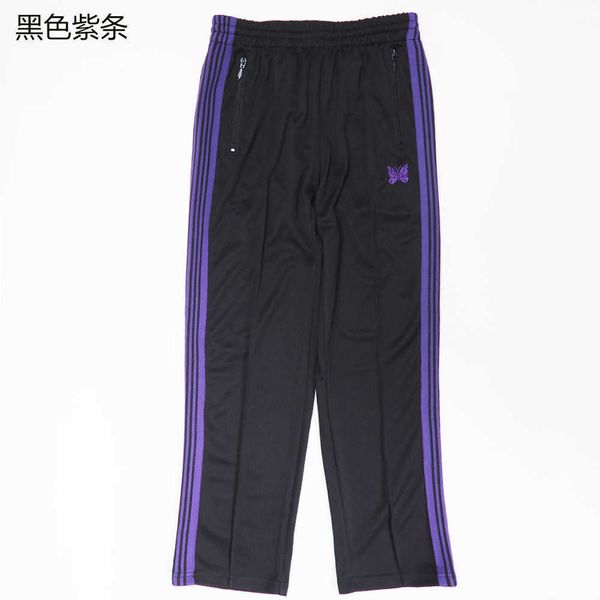 men's pants high-version needles butterfly four seasons stripe fashion brand loose wide leg women's sports casual t2302202, Black
men's pants high-version needles butterfly four seasons stripe fashion brand loose wide leg women's sports casual t2302202, Black