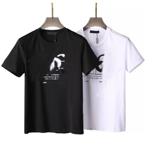 2023 fashion summer men's tees d g printed short sleeve luxury designer couple cotton breathable t-shirt asian size m-3xl, White;black
2023 fashion summer men's tees d g printed short sleeve luxury designer couple cotton breathable t-shirt asian size m-3xl, White;black