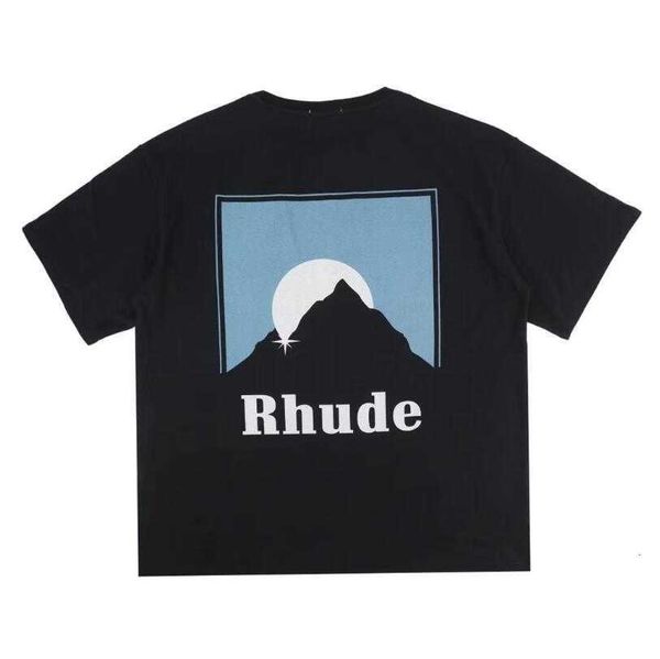 clothes and shorts 21ss rhude snow mountain print high street fashion men's women's loose short sleeve t-shirt, White;black
clothes and shorts 21ss rhude snow mountain print high street fashion men's women's loose short sleeve t-shirt, White;black