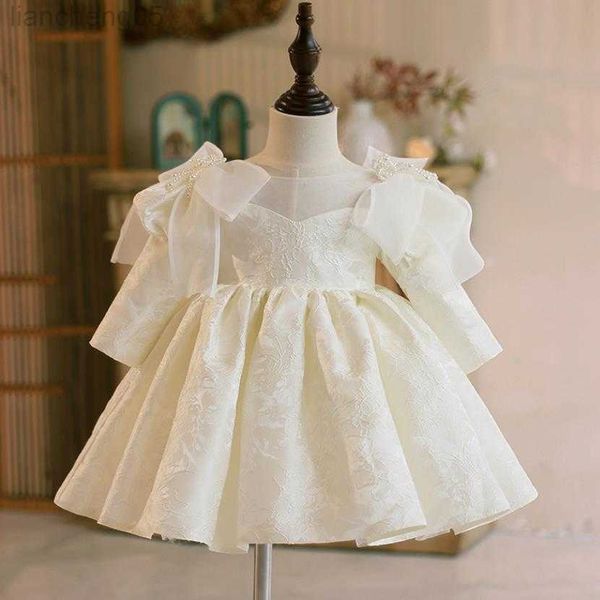 girl's dresses high-end children's baptism princess evening gown bow bead design wedding birthday eid party dresses for girls a228, Red;yellow
girl's dresses high-end children's baptism princess evening gown bow bead design wedding birthday eid party dresses for girls a228, Red;yellow
