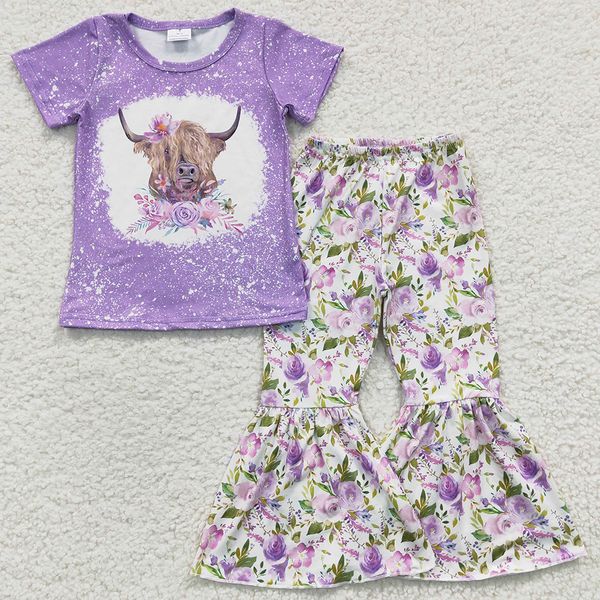 rts wholesale baby girl clothes set flower cow print cute kids clothes girls bell bottom outfits purple spring fashion children outfit, White
rts wholesale baby girl clothes set flower cow print cute kids clothes girls bell bottom outfits purple spring fashion children outfit, White
