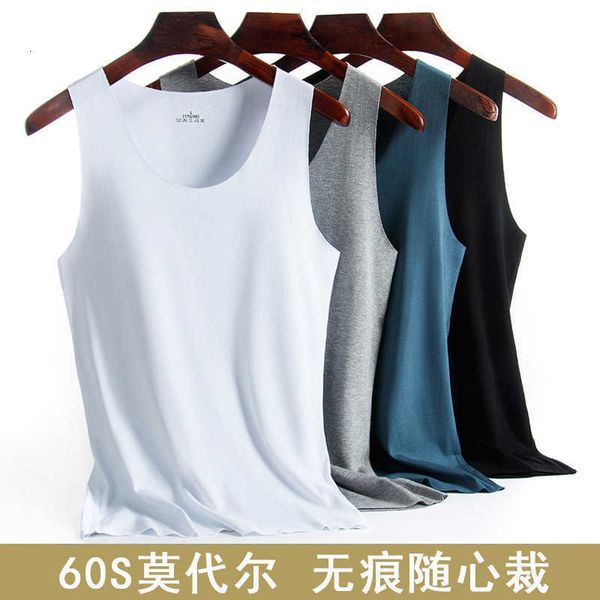 men's vest modal men's soft comfortable elastic slim fitting underwear white t-shirt sleeveless waistcoat inside, White;black
men's vest modal men's soft comfortable elastic slim fitting underwear white t-shirt sleeveless waistcoat inside, White;black