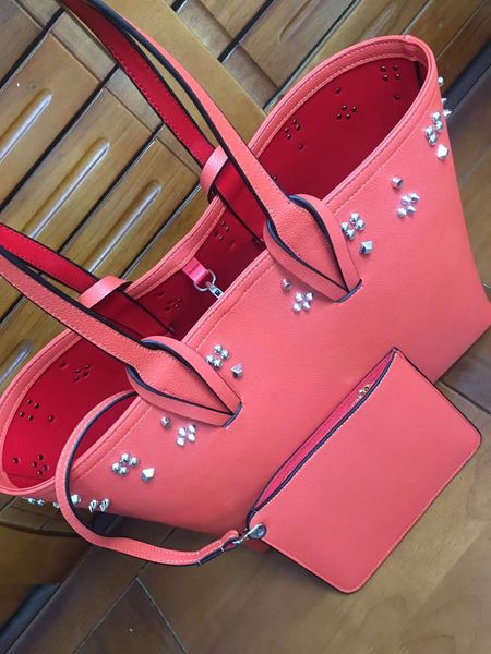 bag cabata fashion designer totes rivet genuine leather composite handbags famous purse shopping bags black white with wallets 2pic
bag cabata fashion designer totes rivet genuine leather composite handbags famous purse shopping bags black white with wallets 2pic
