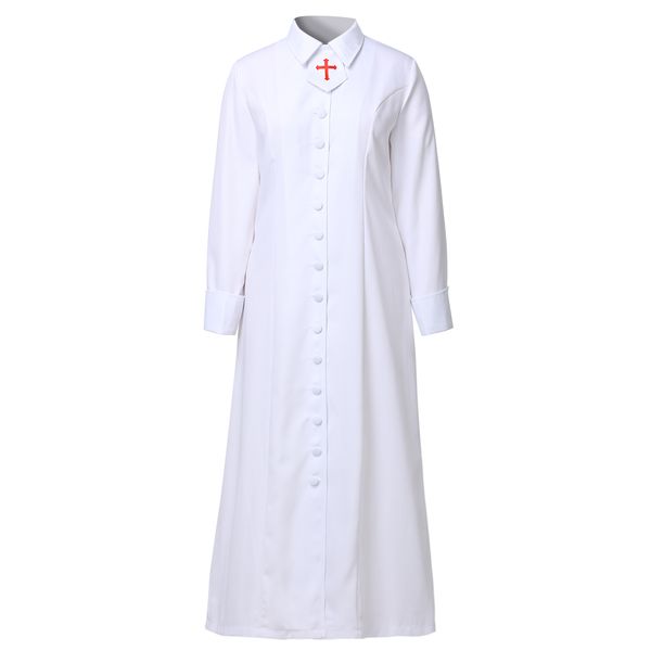 church catholic vestment ethnic clothing women cassock priest robe priest choir cleric pulpit liturgical dress, Red
church catholic vestment ethnic clothing women cassock priest robe priest choir cleric pulpit liturgical dress, Red