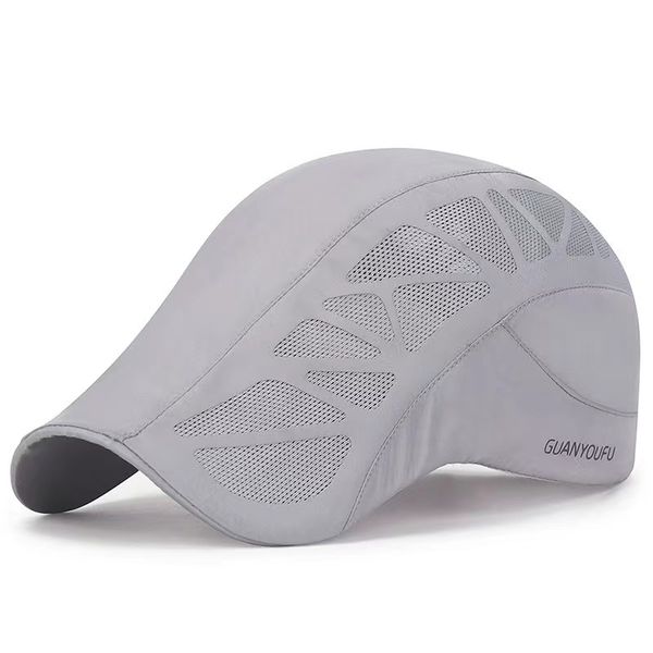 design duck cap outdoor leisure visor hat forward hat quick drying fabric adjustable size, Blue;gray
design duck cap outdoor leisure visor hat forward hat quick drying fabric adjustable size, Blue;gray