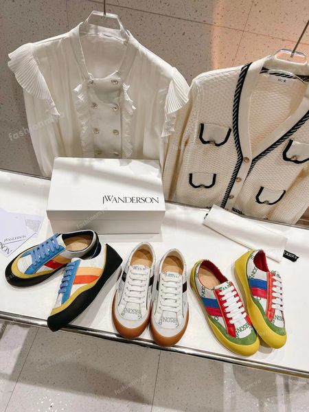 jw anderson niche designer shoes womens sneakers electric embroidered sneaker platform shoe calfskin shoe rubber sole, Black
jw anderson niche designer shoes womens sneakers electric embroidered sneaker platform shoe calfskin shoe rubber sole, Black