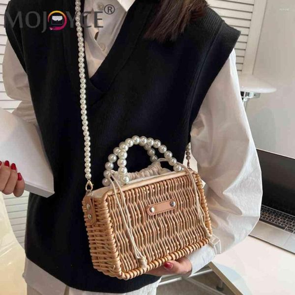 shoulder bags pearl crossbody summer rattan woven ladies tote fashion beading chain handmade simple drawstring for weekend vacation
shoulder bags pearl crossbody summer rattan woven ladies tote fashion beading chain handmade simple drawstring for weekend vacation