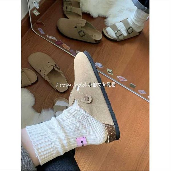 slippers factory designer birkinstocks boken baotou slippers for women wearing half a pair of autumn korean version big head ugly cute winte, Black
slippers factory designer birkinstocks boken baotou slippers for women wearing half a pair of autumn korean version big head ugly cute winte, Black