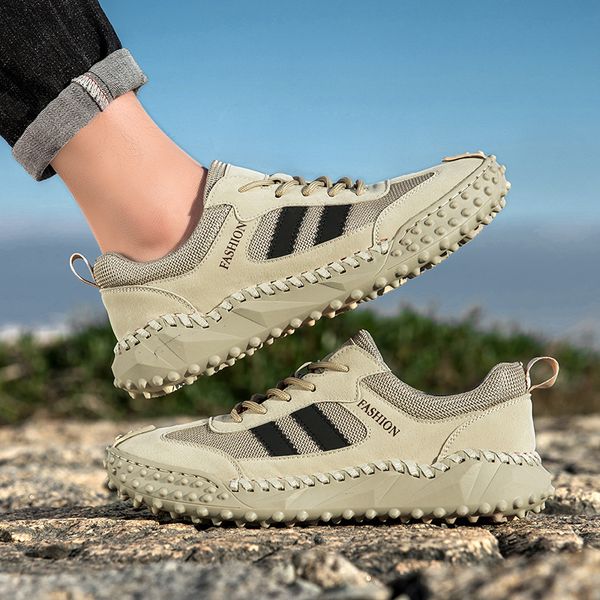 fashion casual shoes men women grey khaki mesh breathable outdoor sports sneakers eur 39-46
fashion casual shoes men women grey khaki mesh breathable outdoor sports sneakers eur 39-46