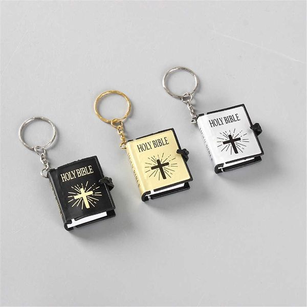key rings mini holy bible keychain real paper can read key chain pendant keyring fashion religious jewelry gold color j230222, Slivery;golden
key rings mini holy bible keychain real paper can read key chain pendant keyring fashion religious jewelry gold color j230222, Slivery;golden