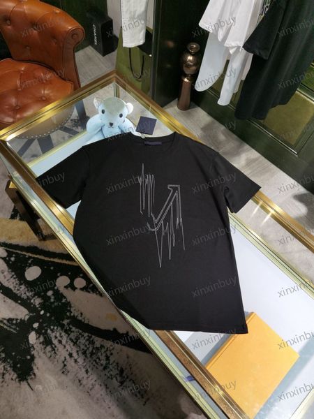 xinxinbuy men designer tee t shirt 23ss frequency letter embroidery 1854 short sleeve cotton women white black green blue xs-2xl, Black;brown
xinxinbuy men designer tee t shirt 23ss frequency letter embroidery 1854 short sleeve cotton women white black green blue xs-2xl, Black;brown