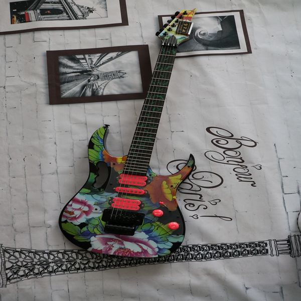 peony flower water transfer printing 7v fashionable rock high-quality electric guitar, special price electric guitar, our store can customiz
peony flower water transfer printing 7v fashionable rock high-quality electric guitar, special price electric guitar, our store can customiz