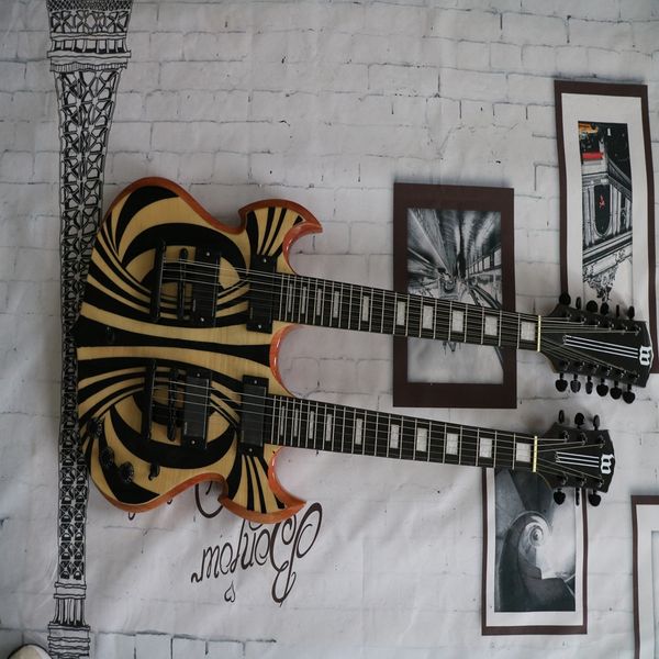 double-head sg water transfer printing fashion rock high-quality electric guitar, our store can customize various guitars
double-head sg water transfer printing fashion rock high-quality electric guitar, our store can customize various guitars