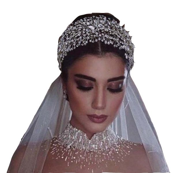 2023 headpieces baroque rhinestone tiara baroque crystal bridal headwear crown rhinestone with wedding jewelry hair accessories diamond brid, Silver
2023 headpieces baroque rhinestone tiara baroque crystal bridal headwear crown rhinestone with wedding jewelry hair accessories diamond brid, Silver