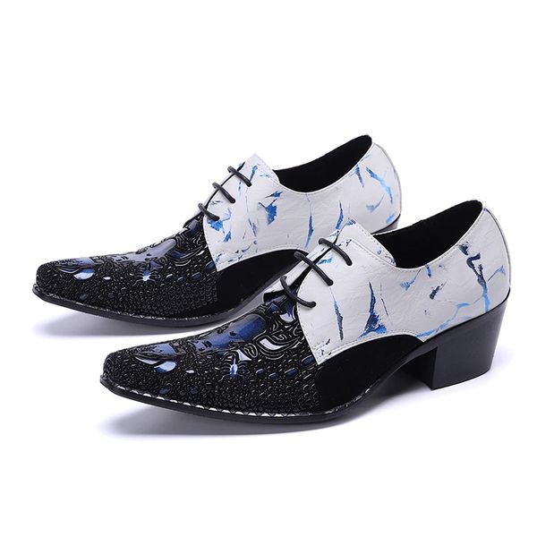 shoes men 6.5cm high heel formal genuine leather dress shoes men lace-up formal zapatos hombre, big sizeeu38-46, Black
shoes men 6.5cm high heel formal genuine leather dress shoes men lace-up formal zapatos hombre, big sizeeu38-46, Black