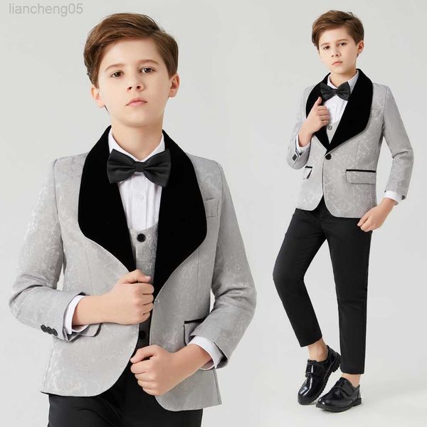 clothing sets new wedding suits for boys grey suit shawl lapel boys mens suits 3 piece boy's formal wear slim fit one button w0222, White
clothing sets new wedding suits for boys grey suit shawl lapel boys mens suits 3 piece boy's formal wear slim fit one button w0222, White