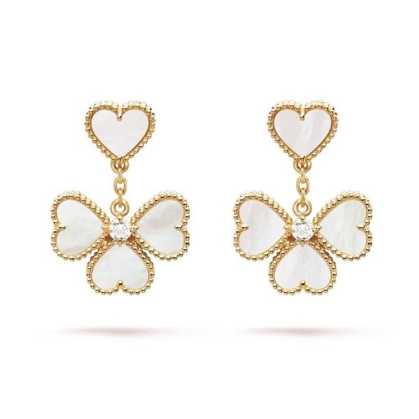 sweet alhambrbs effeuillage earrings class clover dangle earrings for womens fashion 4 leaf flower earings mother-of-pearl diamond agate mul, Silver
sweet alhambrbs effeuillage earrings class clover dangle earrings for womens fashion 4 leaf flower earings mother-of-pearl diamond agate mul, Silver