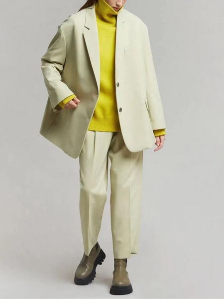 womens two piece pants women solid color blazer straight trousers sets ladies office suit jacket set allmatch 230222, White
womens two piece pants women solid color blazer straight trousers sets ladies office suit jacket set allmatch 230222, White