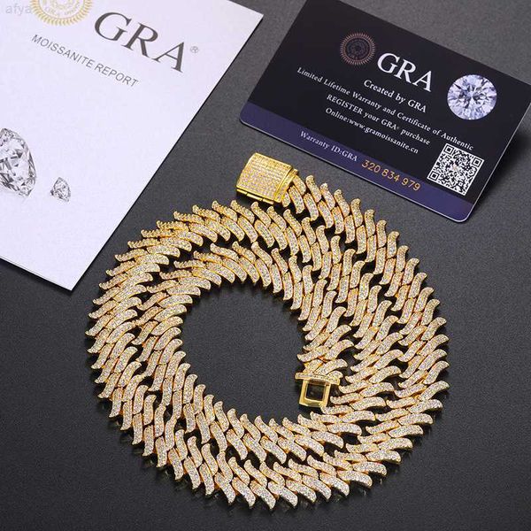 rapper's 16mm pass diamond tester vvs moissanite iced out cuban link chain necklace, Silver
rapper's 16mm pass diamond tester vvs moissanite iced out cuban link chain necklace, Silver