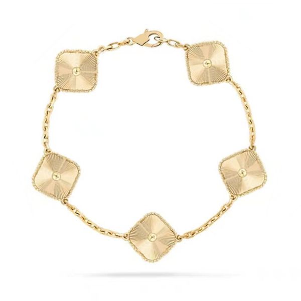 clover bracelet vintage not fade 18 styles mens tennis designer for women wedding gift, Golden;silver
clover bracelet vintage not fade 18 styles mens tennis designer for women wedding gift, Golden;silver