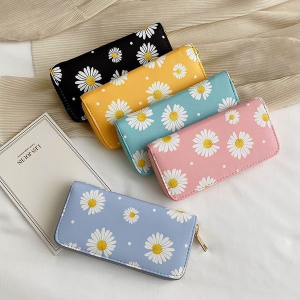 money clips new little daisy women's wallet purse fashion zipper hand bag long wallet mobile phone bag zero wallet, Black
money clips new little daisy women's wallet purse fashion zipper hand bag long wallet mobile phone bag zero wallet, Black
