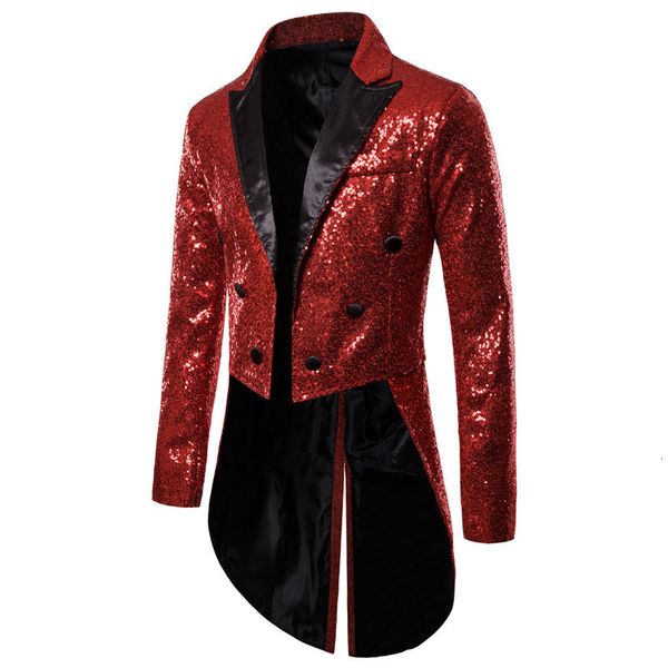 men's suits blazers men s suit sequins turn-down collar long sleeve swallow-tailed coat for men smlxlxxl 230221, White;black
men's suits blazers men s suit sequins turn-down collar long sleeve swallow-tailed coat for men smlxlxxl 230221, White;black