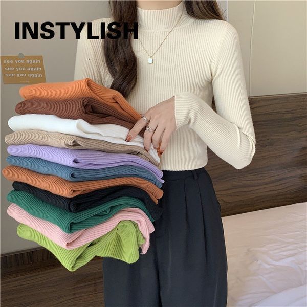 women's sweaters women autumn winter turtleneck sweater vintage solid basic knitted casual slim pullover korean fashion simple chic ju, White;black
women's sweaters women autumn winter turtleneck sweater vintage solid basic knitted casual slim pullover korean fashion simple chic ju, White;black