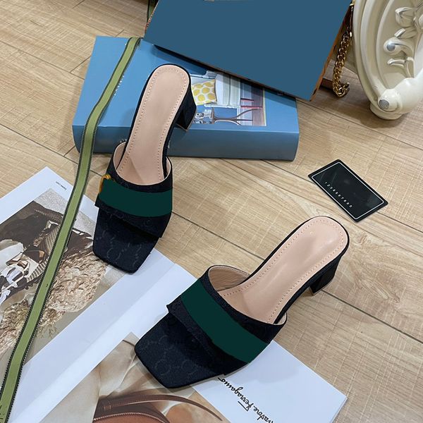 designer womens slippers sandals designers womens high heels metal buckle decorative chunky heel slipper sandales printed fabric flats flip-, Black
designer womens slippers sandals designers womens high heels metal buckle decorative chunky heel slipper sandales printed fabric flats flip-, Black