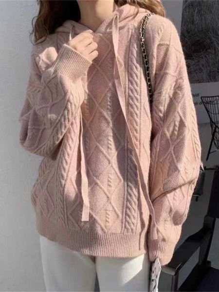 fashion 2022 women sweater autumn winter new threaded hooded pullovers korean long sleeve thick oversized 230222, White;black
fashion 2022 women sweater autumn winter new threaded hooded pullovers korean long sleeve thick oversized 230222, White;black