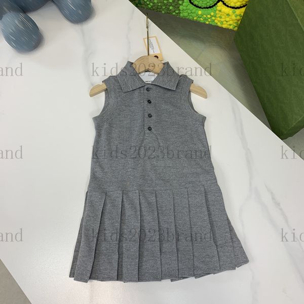2023ss girls cotton polo dress sleeveless skirt high-end girls sports dresses summer princess dress brand designer kids pleated dress 90-160, Red;yellow
2023ss girls cotton polo dress sleeveless skirt high-end girls sports dresses summer princess dress brand designer kids pleated dress 90-160, Red;yellow
