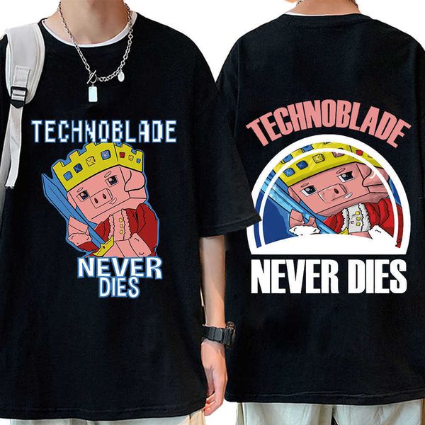 men's t-shirts technoblade never dies merch print t-shirt men women fashion anime casual loose cotton t-shirts oversized streetwear l2, White;black
men's t-shirts technoblade never dies merch print t-shirt men women fashion anime casual loose cotton t-shirts oversized streetwear l2, White;black