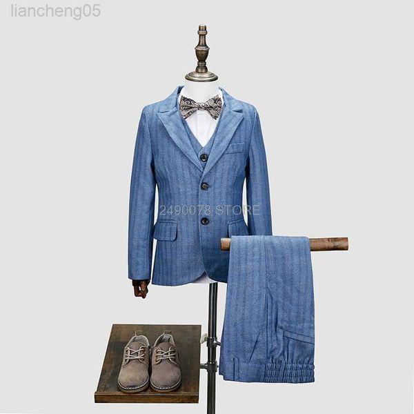 clothing sets gentleman kids formal tuxedos jacket vest pants 3pcs flower boys wedding suit children party performance dress come w0222, White
clothing sets gentleman kids formal tuxedos jacket vest pants 3pcs flower boys wedding suit children party performance dress come w0222, White