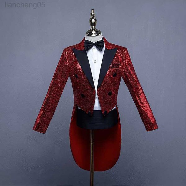 clothing sets boys formal birthday suits for weddings blazer red swallowtail coat kids gentleman party child clothes sequins children's, White
clothing sets boys formal birthday suits for weddings blazer red swallowtail coat kids gentleman party child clothes sequins children's, White
