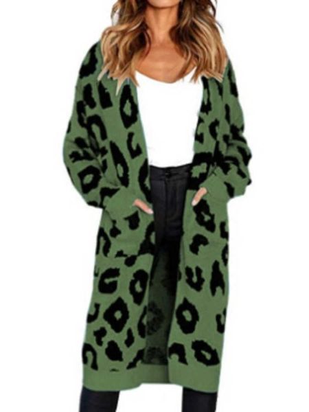 sweater cardigan woman autumn winter new leopard print long fashion casual loose long-sleeved coat 230222, White;black
sweater cardigan woman autumn winter new leopard print long fashion casual loose long-sleeved coat 230222, White;black