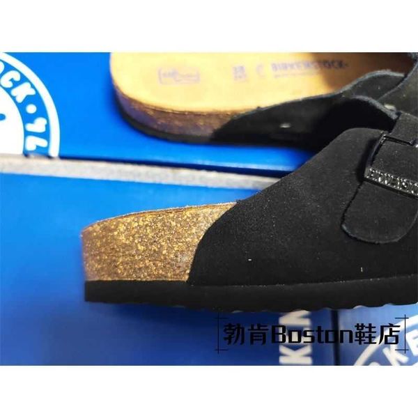 german slippers designer birkinstocks lazy shoes men's and women's boken sanded suede leather bag cork flat heel boken casual bag, Black
german slippers designer birkinstocks lazy shoes men's and women's boken sanded suede leather bag cork flat heel boken casual bag, Black