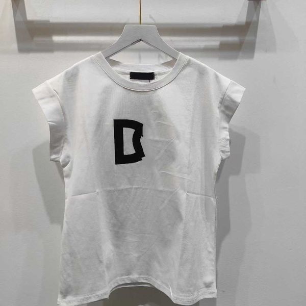 23ss designer brand sleeveless t-shirt women fashion letter printing round neck pure cotton white t-shirts highs quality womens clothing, White;black
23ss designer brand sleeveless t-shirt women fashion letter printing round neck pure cotton white t-shirts highs quality womens clothing, White;black